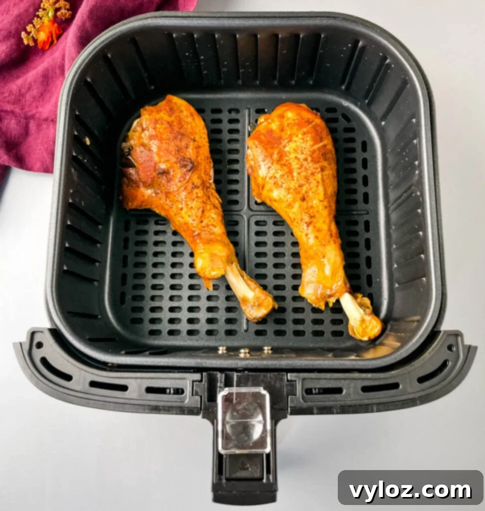 two slow cooker crockpot turkey legs