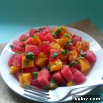 Watermelon and Mango Salad