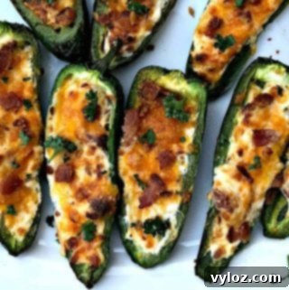 cooked jalapeno popper on a white plate
