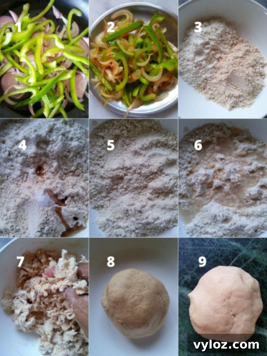 Egg Kathi Roll Recipe Steps for Dough and Rolling