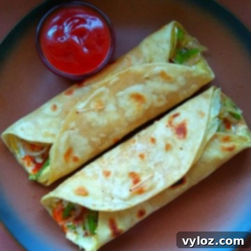 Easy Egg Kathi Roll Recipe