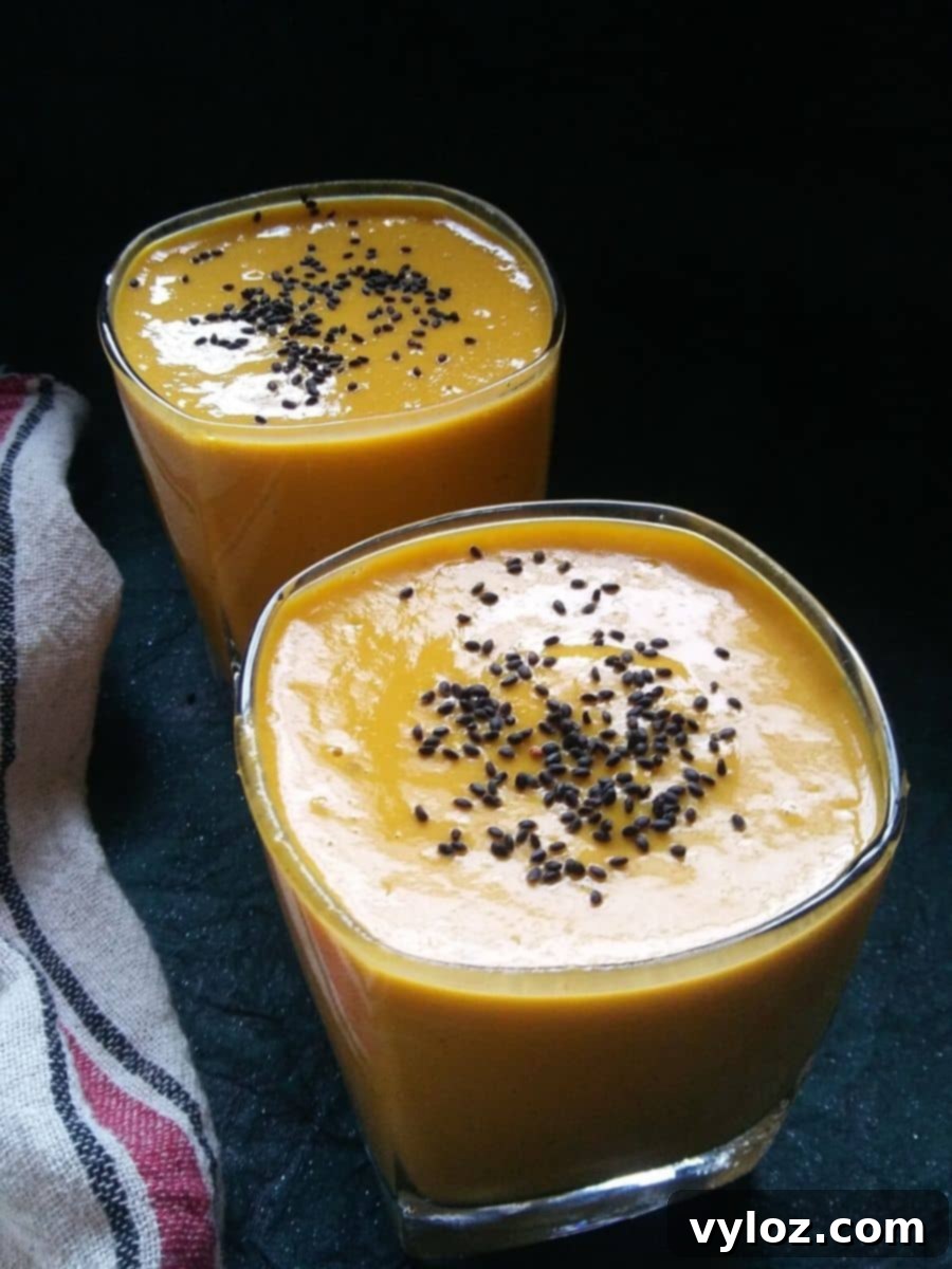 Mango Oats Smoothie Recipe - A delicious and nutritious breakfast option
