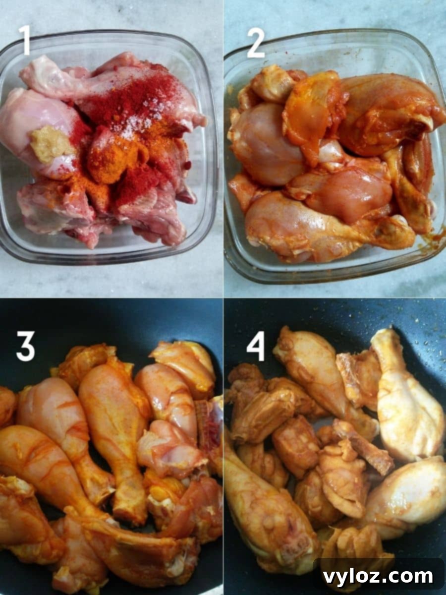 Dhaba Chicken Marination