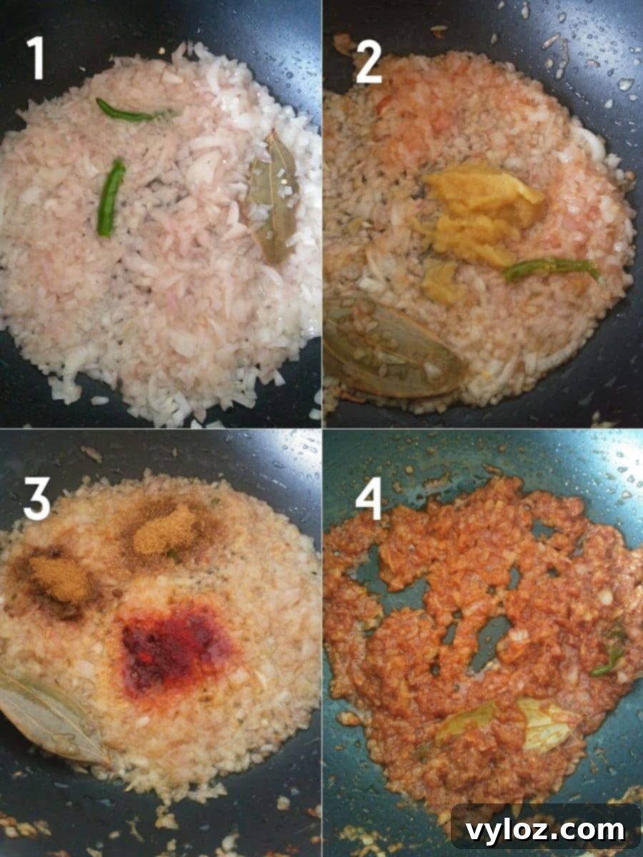 Chicken Curry Dhaba Style Steps