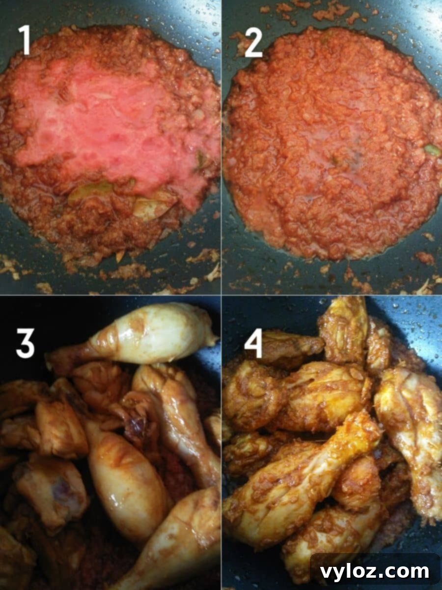 Punjabi Chicken curry Steps