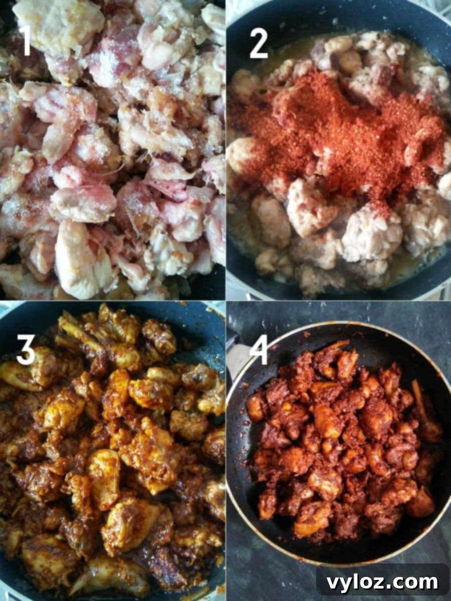 The final delicious Indian Chicken Roast dish, garnished beautifully