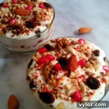 Fruit and nut raita recipe