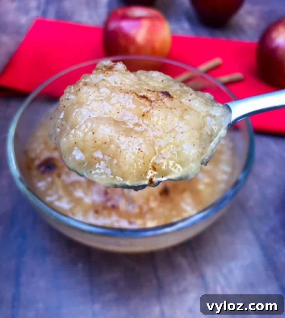 instant pot applesauce with fresh apples and cinnamon